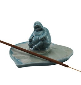 Ceramic Buddha Ash Catcher Incense Holder