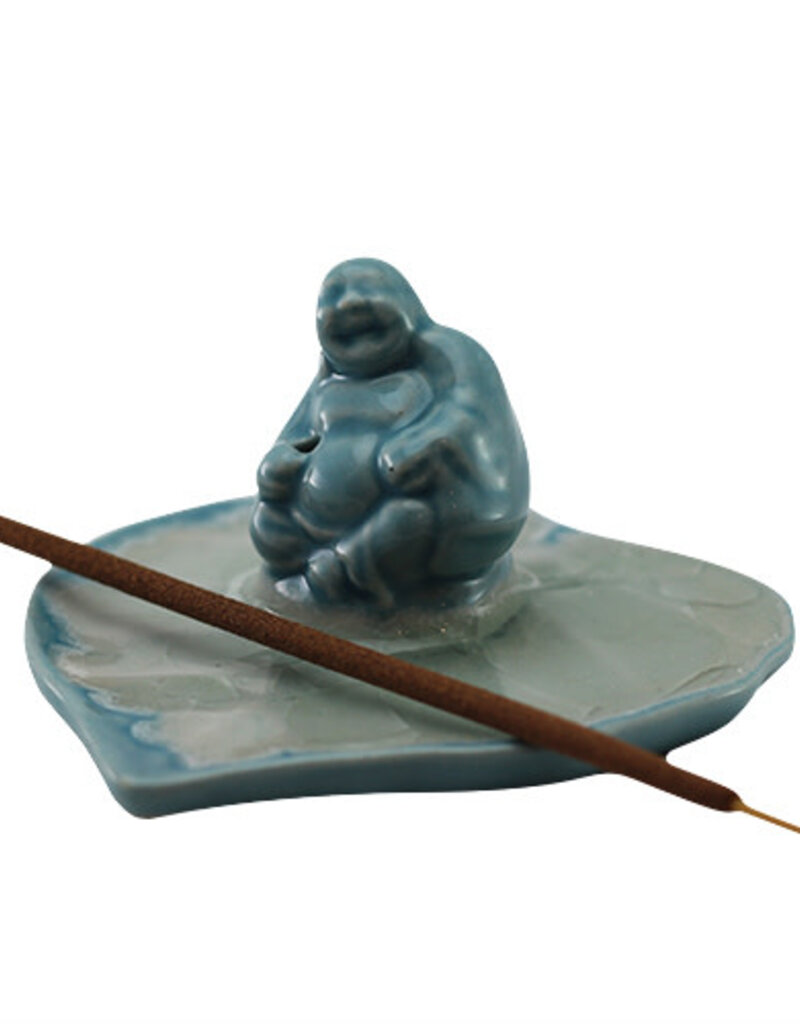 Ceramic Buddha Ash Catcher Incense Holder