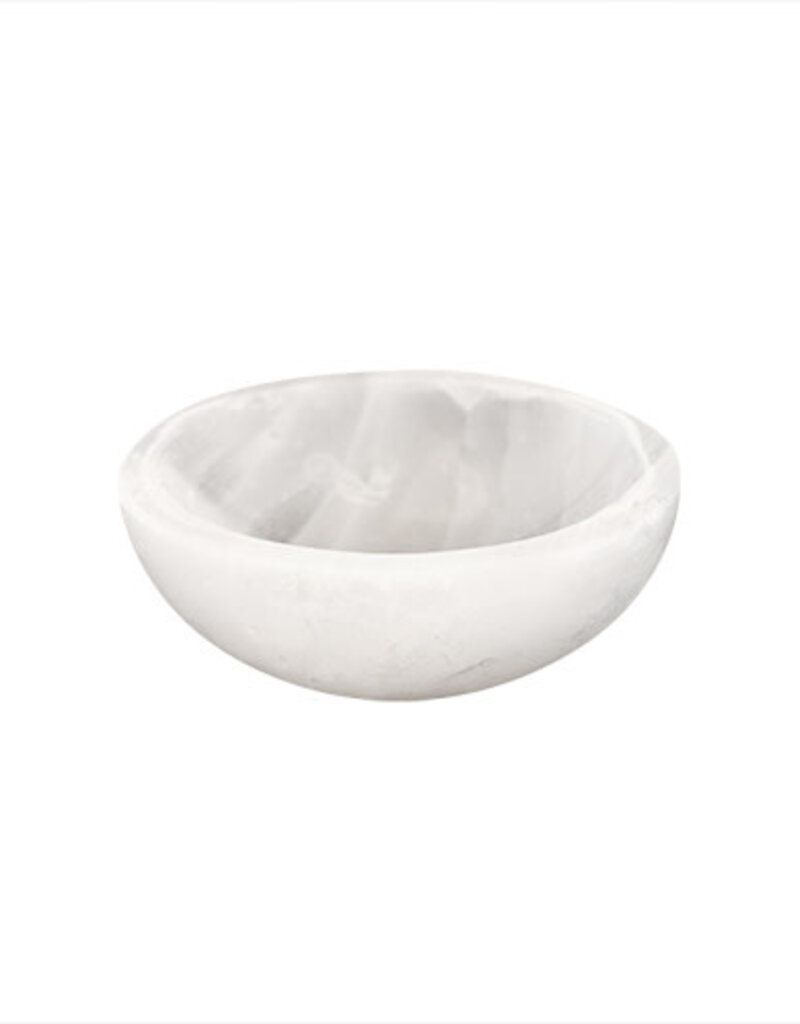 Selenite Round Holder