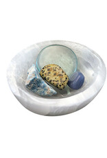 Selenite Round Holder