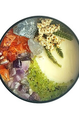 N&S- Connection - Celestite, Carnelian, Amethyst, and Peridot Candle- 8 oz