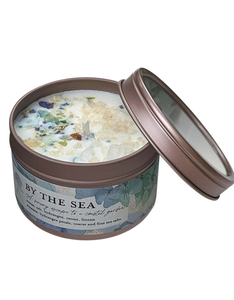 A&R- By the Sea- Hydrangea & Sea Salt Candle- 4 oz