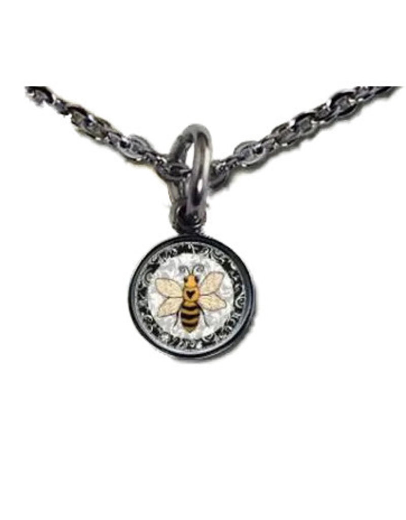 SLL- Bee Happy Small Circle Necklace