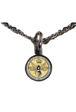 SLL- Vintage Bee Yourself Small Circle Necklace