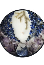 Candle - I Am Water - Sodalite, Amethyst, Lapis - 8 oz
