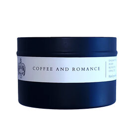 Candle - Coffee and Romance - Dalmatian Jasper, Ruby, Kunzite, Opalite - 8 oz