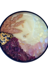 N&S - Coffee and Romance - Dalmatian Jasper, Ruby, Kunzite, Opalite - 8 oz