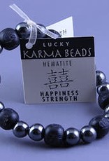 Lucky Karma Hematite Bracelet - Happiness and Strength
