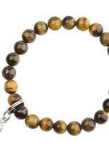 Tigers Eye and Horseshoe Bracelet - Protection and Good Luck