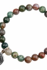 Ancient Wax Seal Bracelet - Luck and Miracles Agate