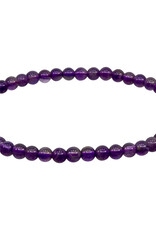 Bracelet - Amethyst 4mm