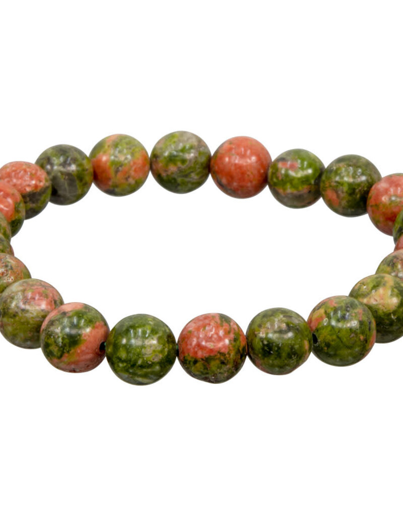 Unakite Bracelet - 8mm