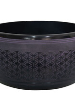 Singing Bowl- Flower of Life - Purple 6 inches - 31280