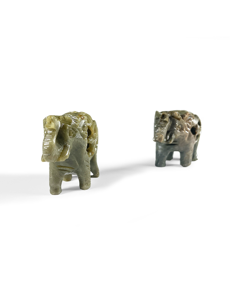 Carved Elephant with Inside Elephant- 1