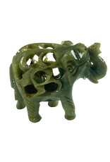 Carved Elephant with Inside Elephant- 1