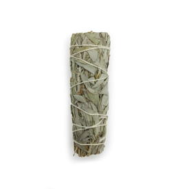 White & Blue Sage Smudge Stick- 4 inch