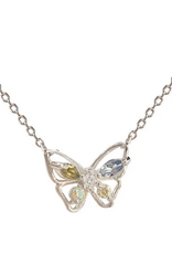 Dainty Butterfly Necklace- 925 Sterling Silver