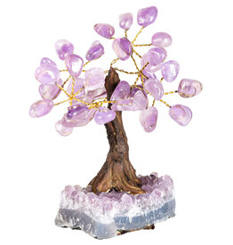 Amethyst Gemstone Tree- 45 Stones- 5028