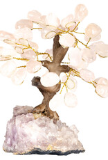 Rose Quartz Gemstone Tree- 45 Stones
