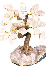Rose Quartz Gemstone Tree- 45 Stones