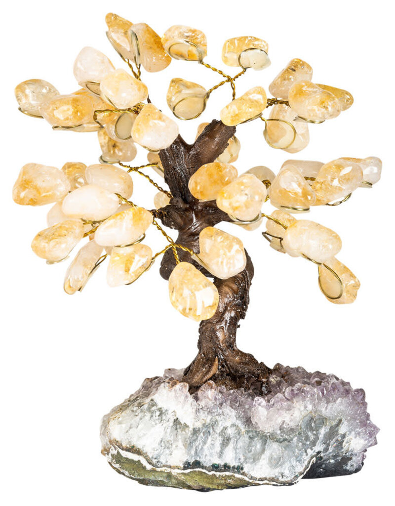Citrine Gemstone Tree- 45 Stones- 5068