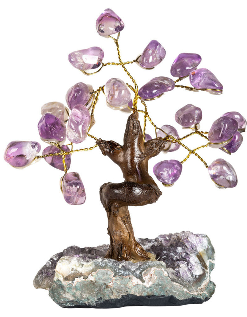 Amethyst Gemstone Tree- 24 Stones- 5073AM