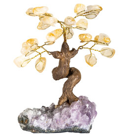 Citrine Gemstone Tree- 24 Stones- 5073CI