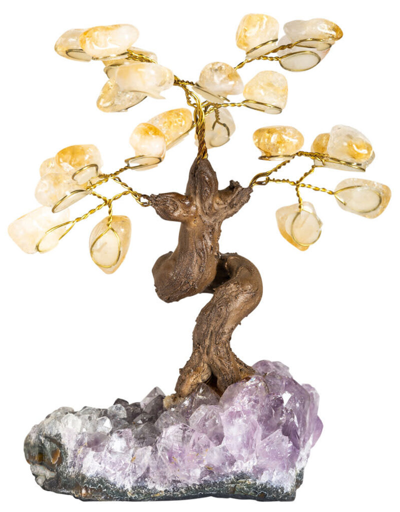 Citrine Gemstone Tree- 24 Stones