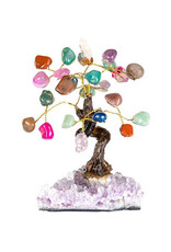 Mixed Gemstone Tree- 24 Stones