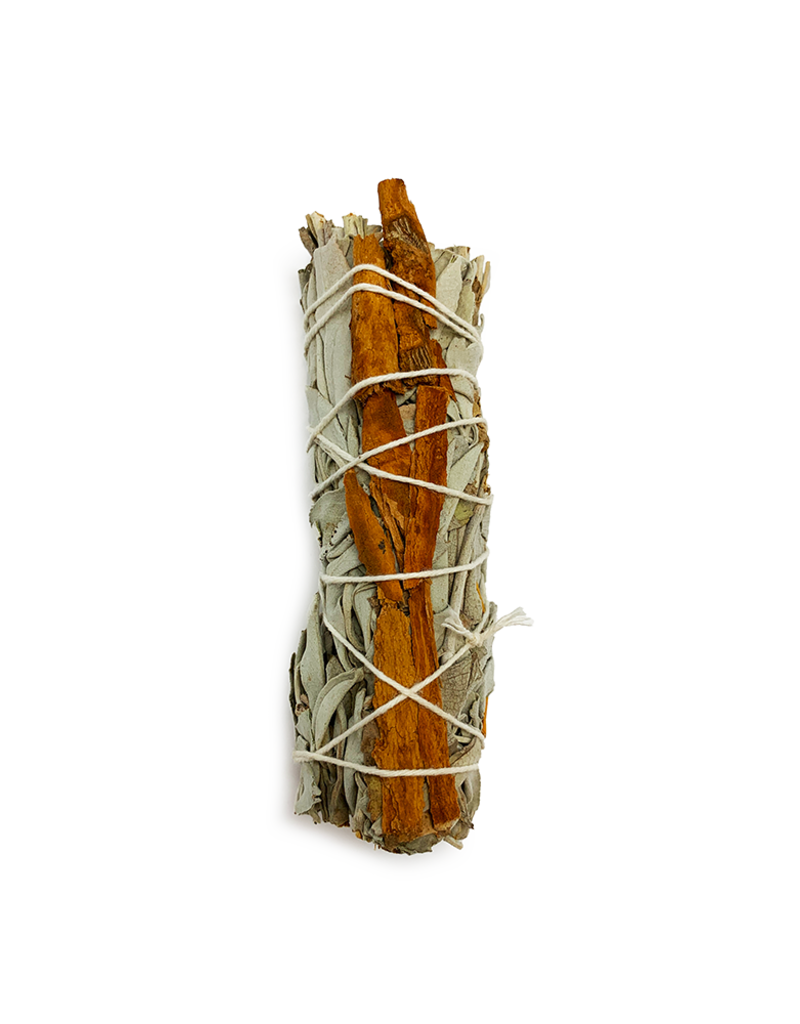 White Sage & Cinnamon Mini Smudge