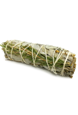 White Sage & Rosemary Smudge- 4 inches