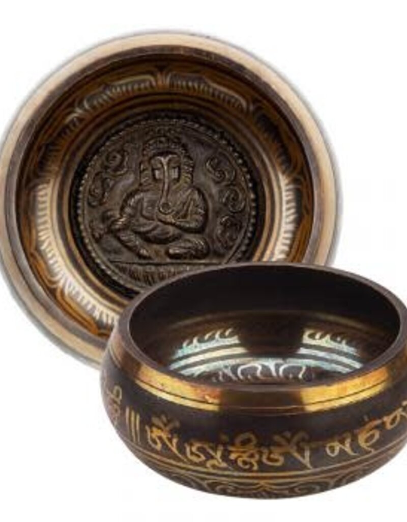 Singing Bowl - Ganesh - 5.5 x 2.75 inches - 67532