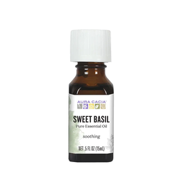 Sweet Basil Essential Oil- .5 fl. oz