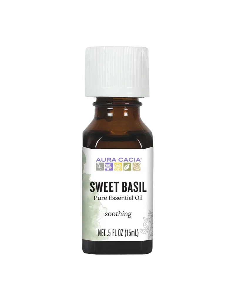 Sweet Basil Essential Oil- .5 fl. oz