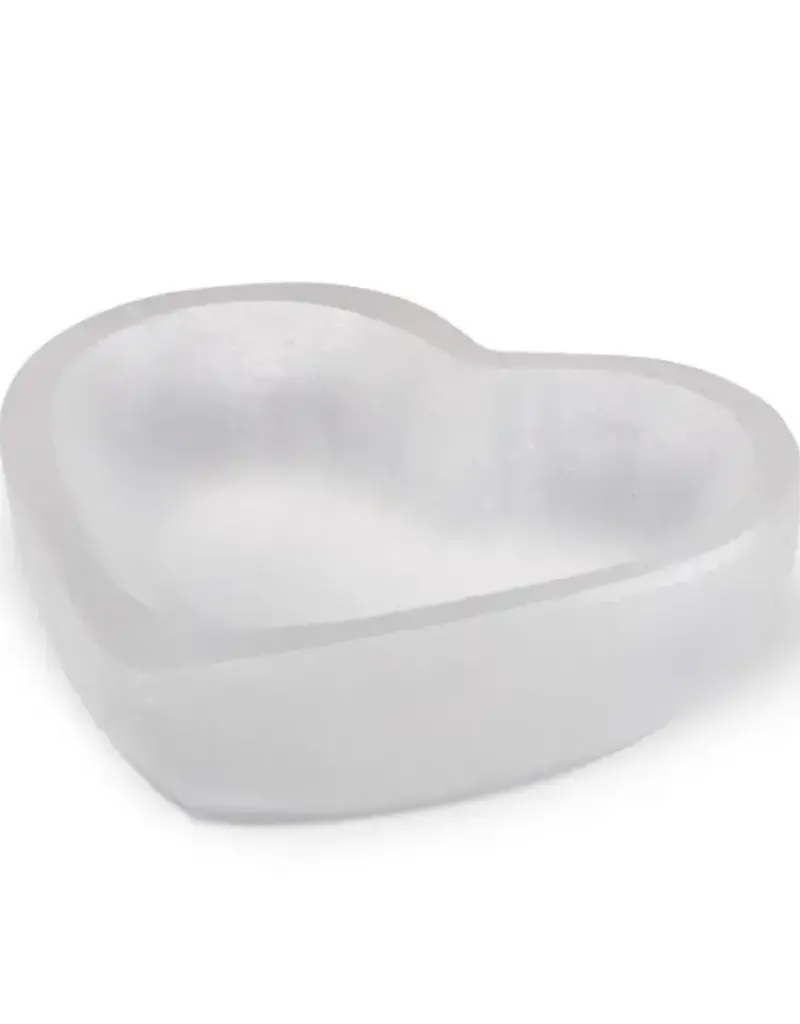 Selenite Heart Holder