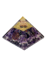 Orgonite Pyramid - Amethyst - OR-AM