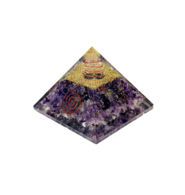 Orgonite Pyramid - Amethyst - OR-AM