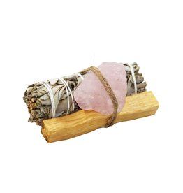 Sage - Rose Quartz Crystal - SB-RQ