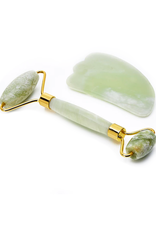 Roller & Gua Sha Set- Jade - FR-JDR11