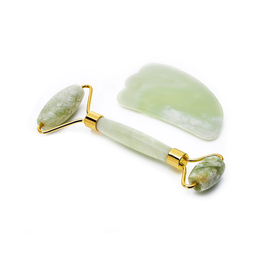 Roller & Gua Sha Set- Jade - FR-JDR11