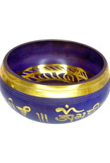 Hand Painted Purple Singing Bowl