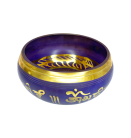 Hand Painted Purple Singing Bowl