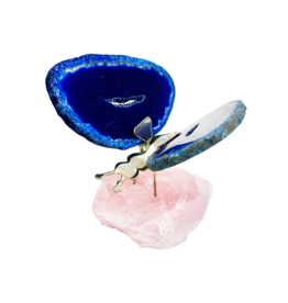 Blue Agate Butterfly