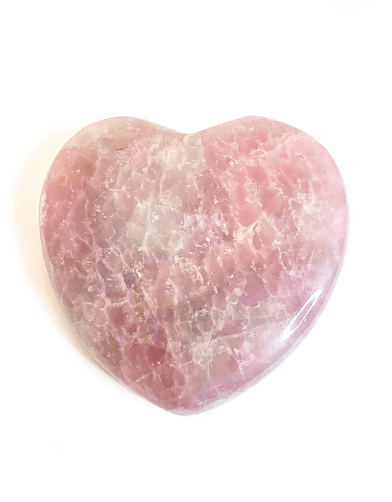 Rose Quartz Heart - HEARQZ3