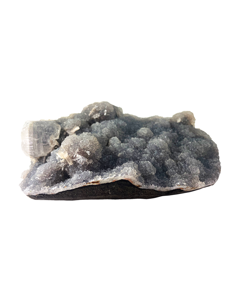 Clear Quartz, Apophyllite Druze - 2