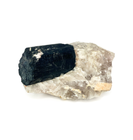 Black Tourmaline Log on Quartz (8lbs)