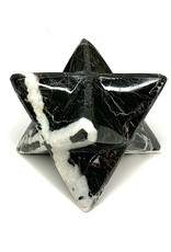 Black Zebra Jasper Merkabah- 2 inches- 89871