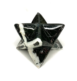 Black Zebra Jasper Merkabah- 2 inches- 89871