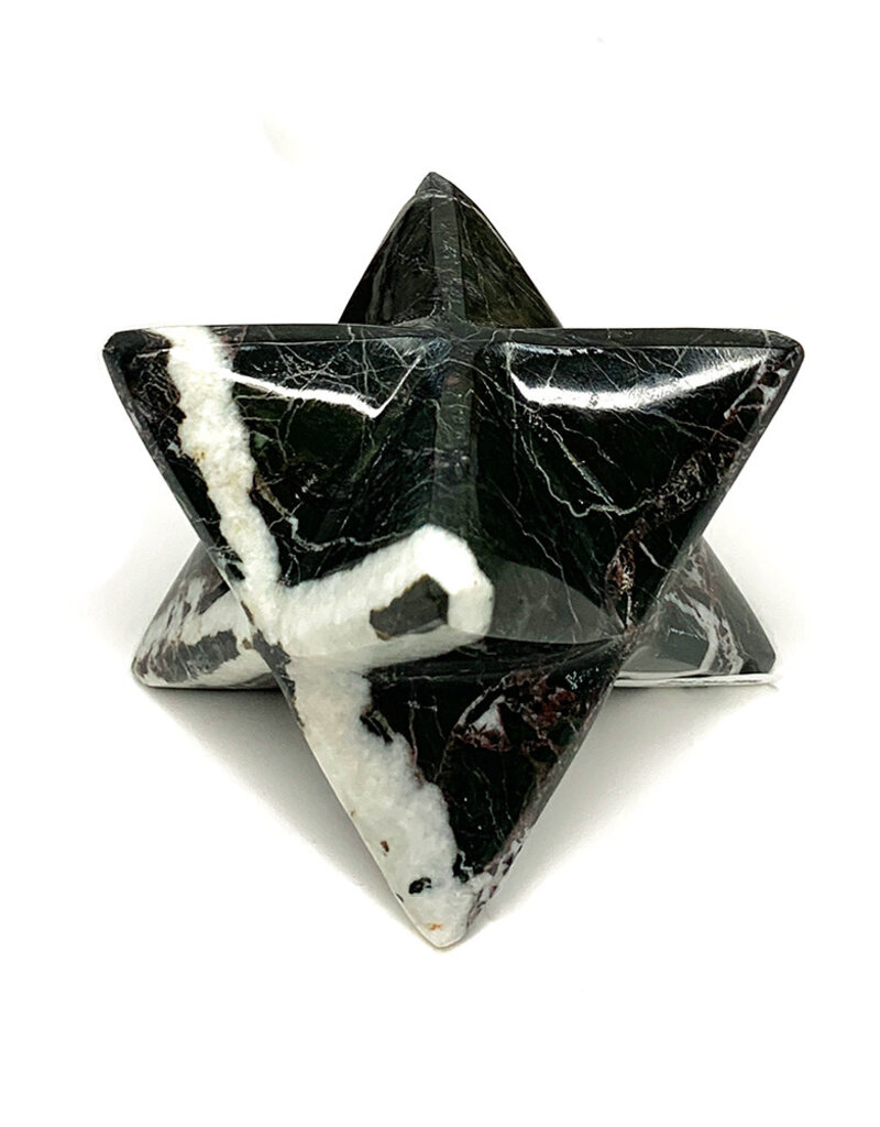 Black Zebra Jasper Merkabah- 2 inches- 89871