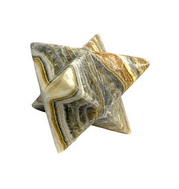 Zebra Calcite Merkabah- 3 inches- 18891